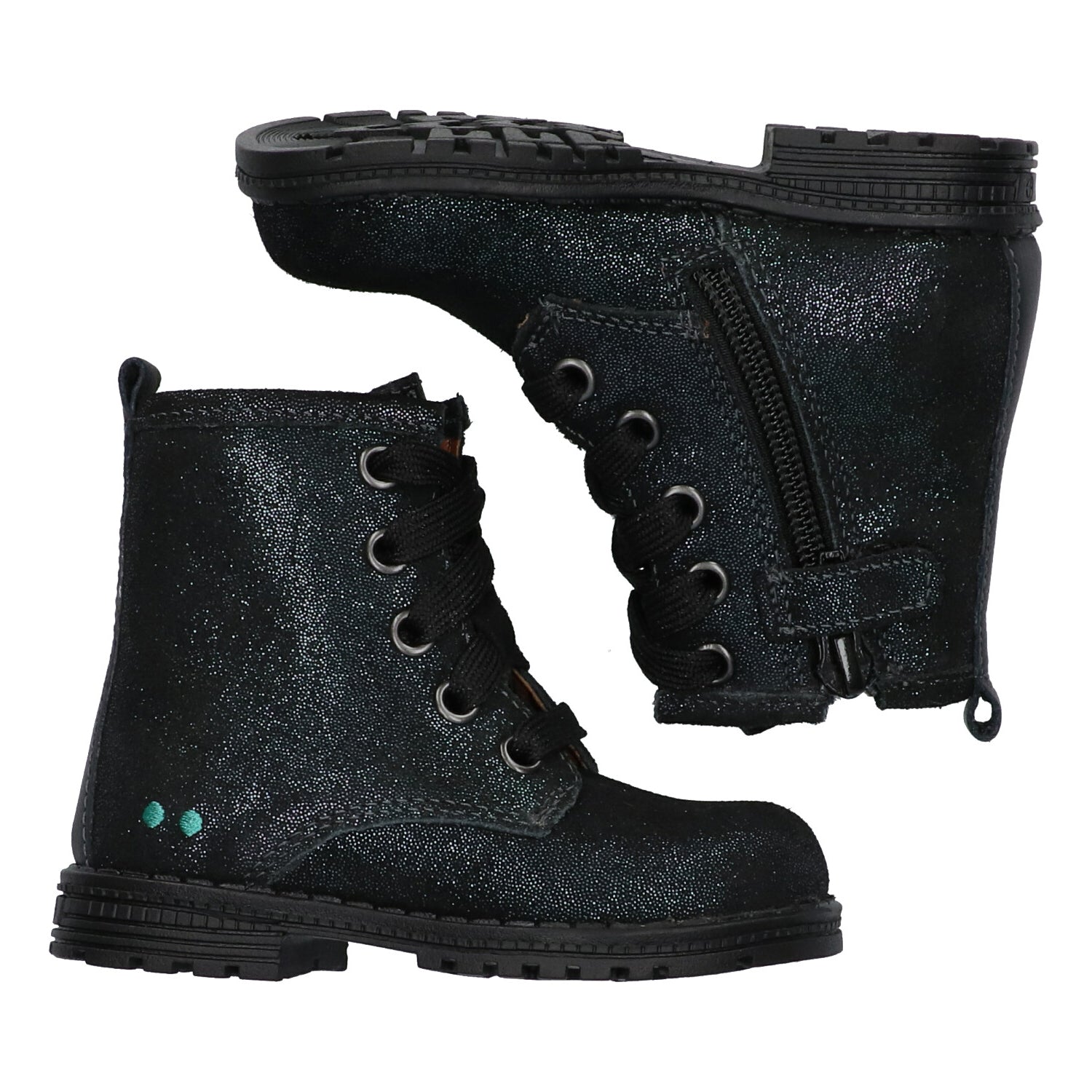Teuntje Trots Biker Boots Meisjes Donkerblauw