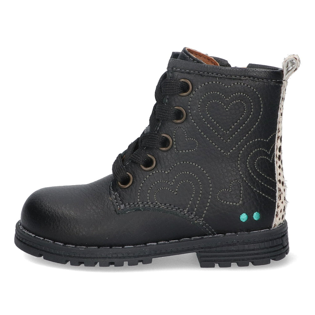 Tess Trots Biker Boots Meisjes Zwart