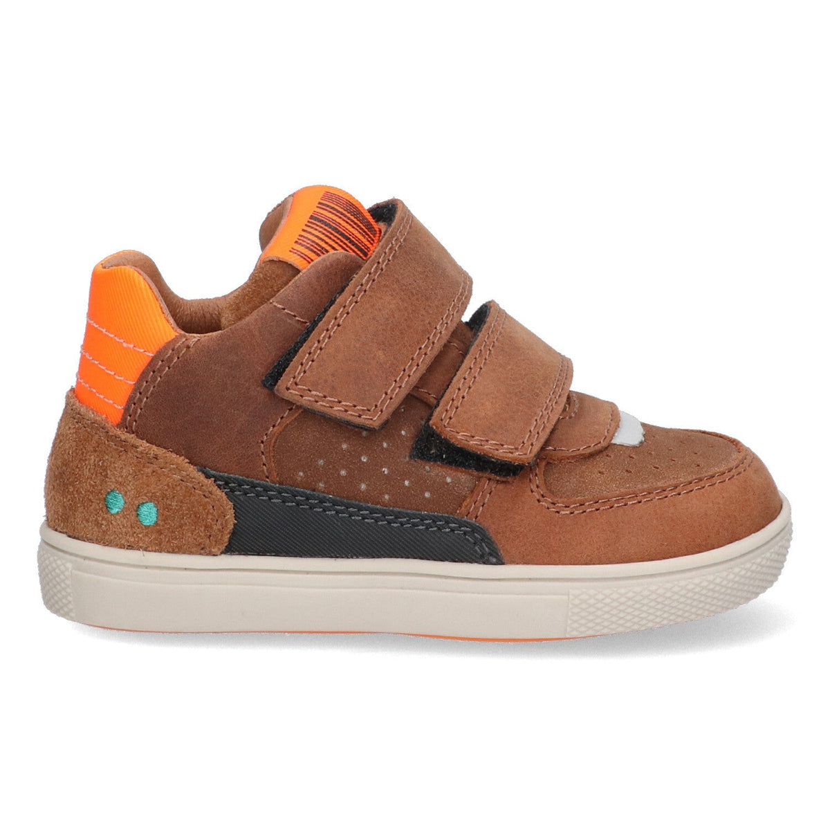 Luca Louw Lage Sneakers Jongens Cognac