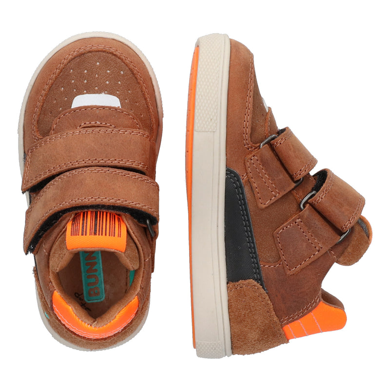 BunniesJR Luca Louw lage sneakers jongens bruin