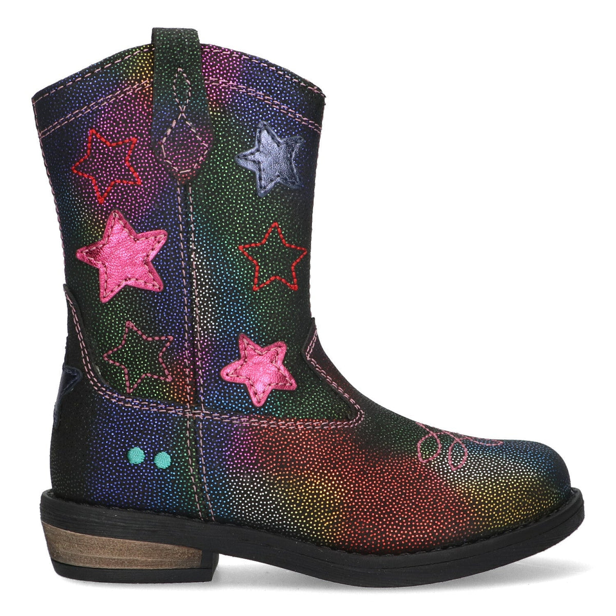 Roos Rodeo Cowboy Boots Meisjes Multicolor
