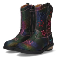 BunniesJR Roos Rodeo cowboylaarsjes meisjes multicolor