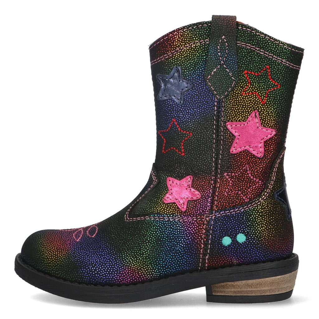 Roos Rodeo Cowboy Boots Meisjes Multicolor