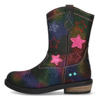 Roos Rodeo Cowboy Boots Meisjes Multicolor