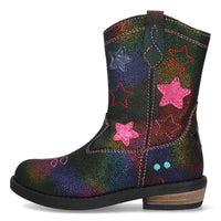 BunniesJR Roos Rodeo cowboylaarsjes meisjes multicolor