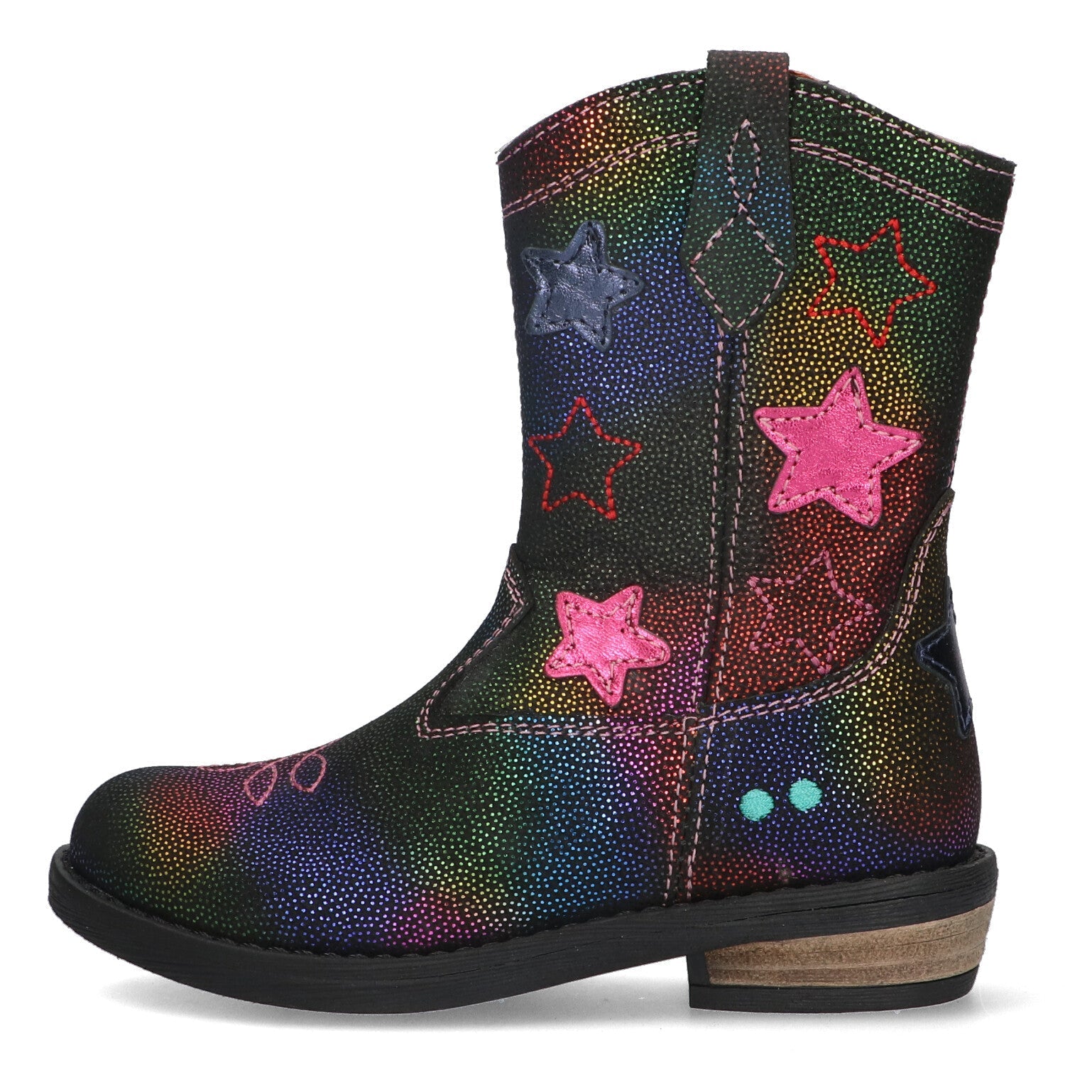 Roos Rodeo Cowboy Boots Meisjes Multicolor