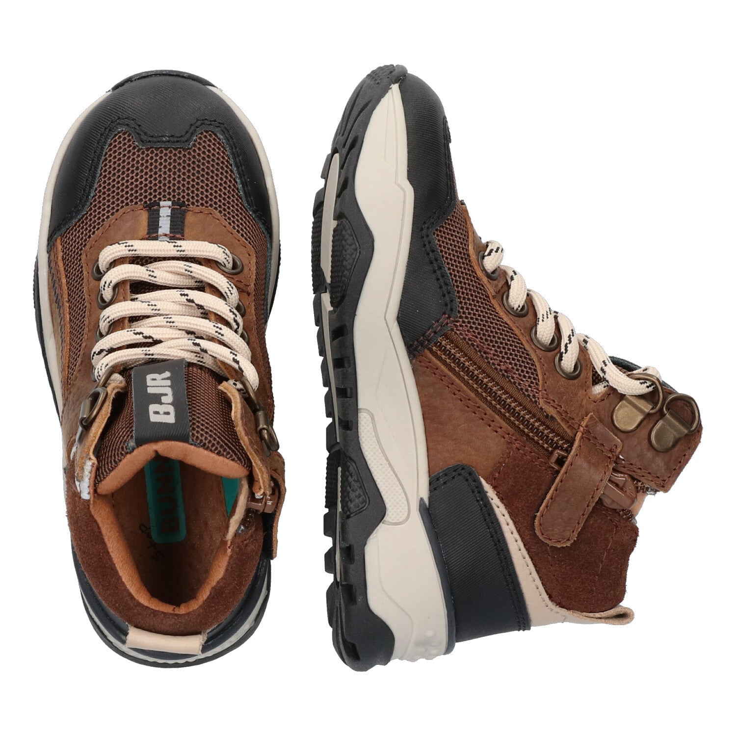 Casper Chunky Hoge Sneakers Jongens Bruin