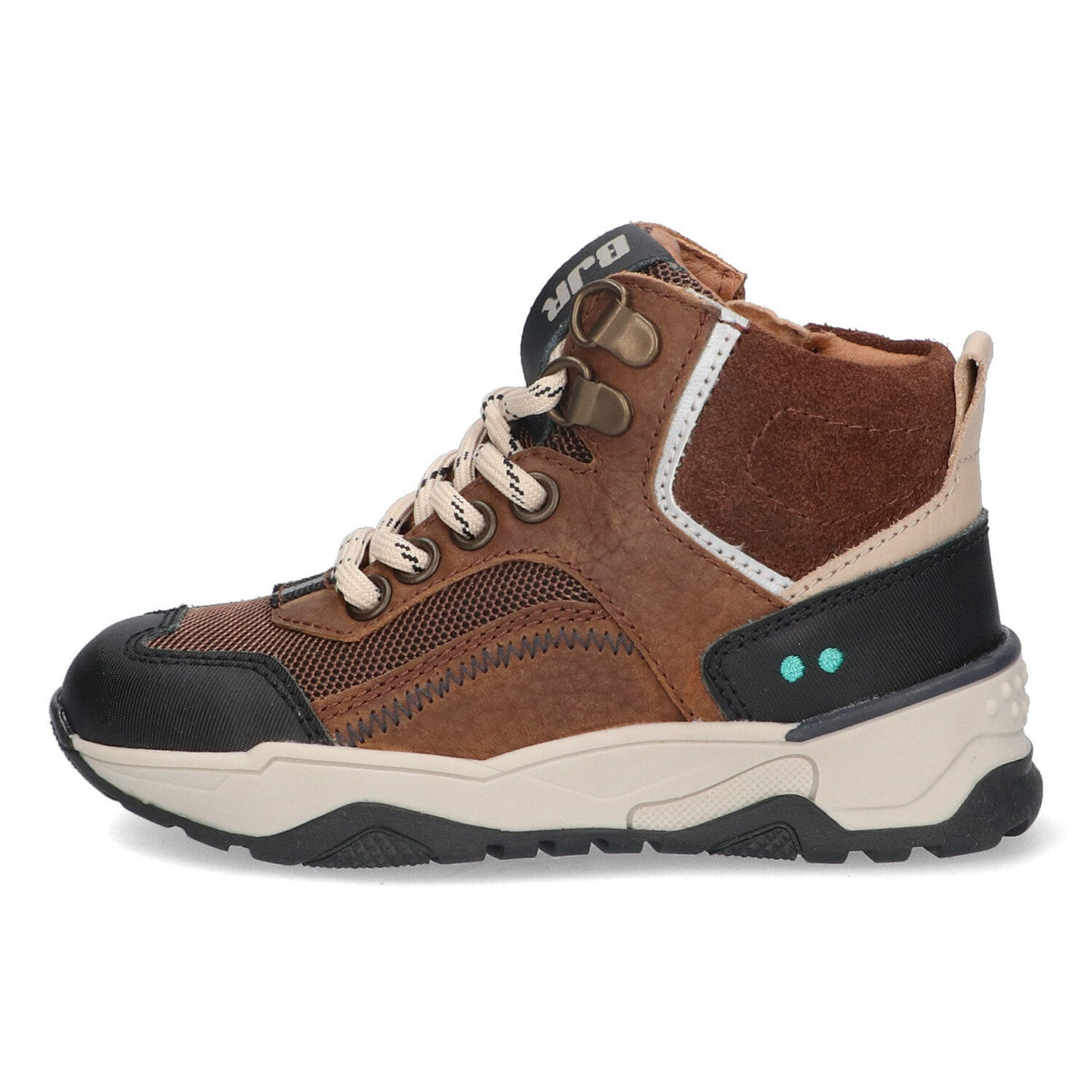 Casper Chunky Hoge Sneakers Jongens Bruin