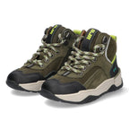 Casper Chunky Hoge Sneakers Jongens Legergroen