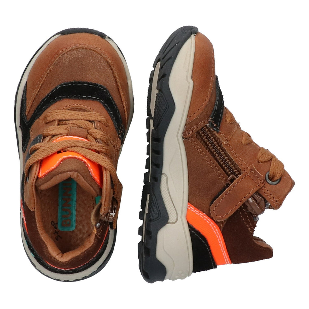 Cody Chunky Hoge Sneakers Jongens Bruin