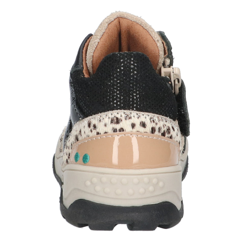 Cody Chunky 223844-589 Hoge Sneakers Meisjes Zwart Print