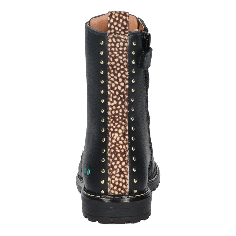 BunniesJR Hannah Happy veterboots zwart meisjes