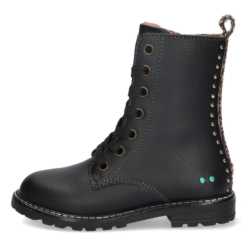 BunniesJR Hannah Happy veterboots zwart meisjes