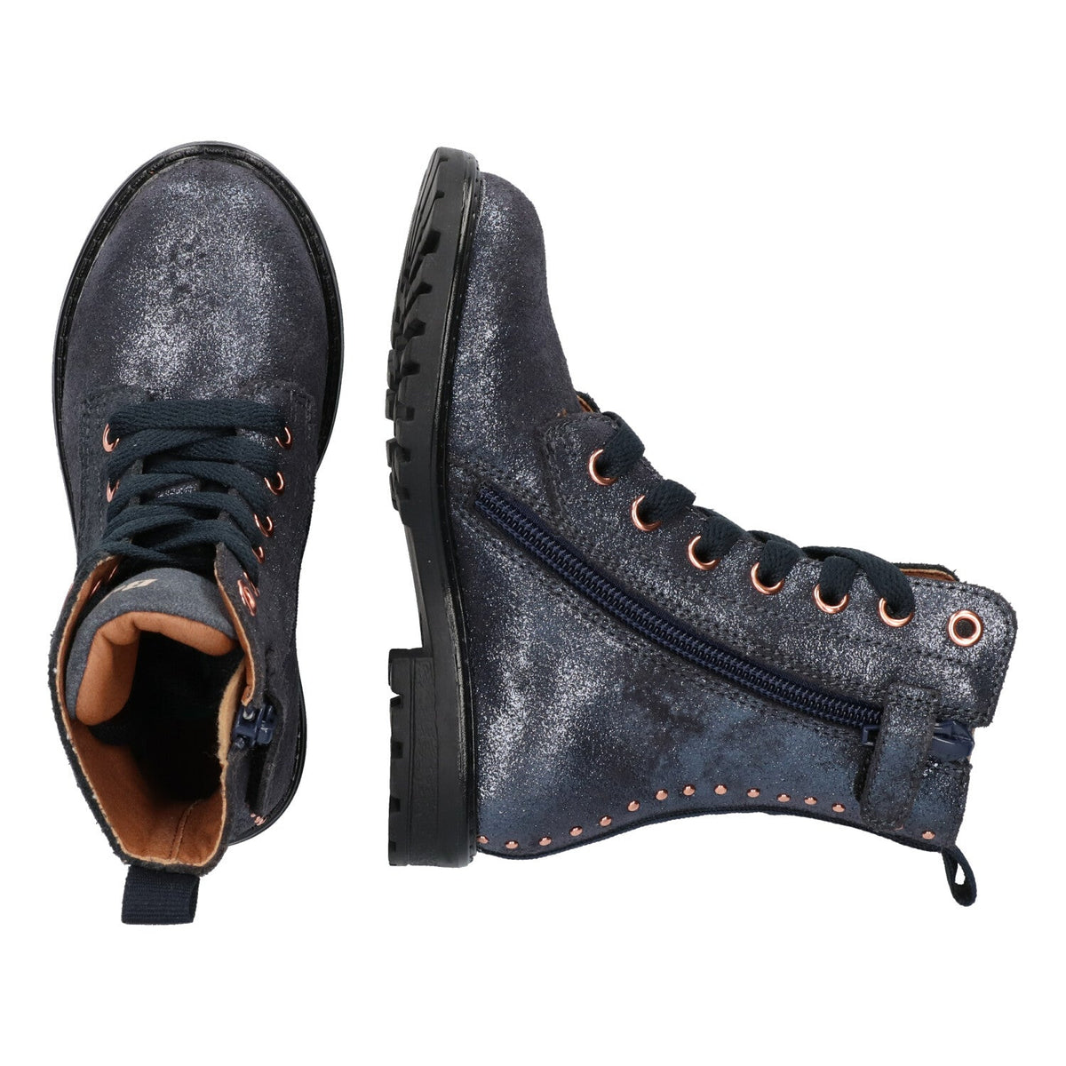 Hannah Happy Biker Boots Meisjes Donkerblauw