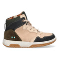 Morris Move Hoge Sneakers Meisjes Zwart Beige