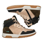 Morris Move Hoge Sneakers Meisjes Zwart Beige