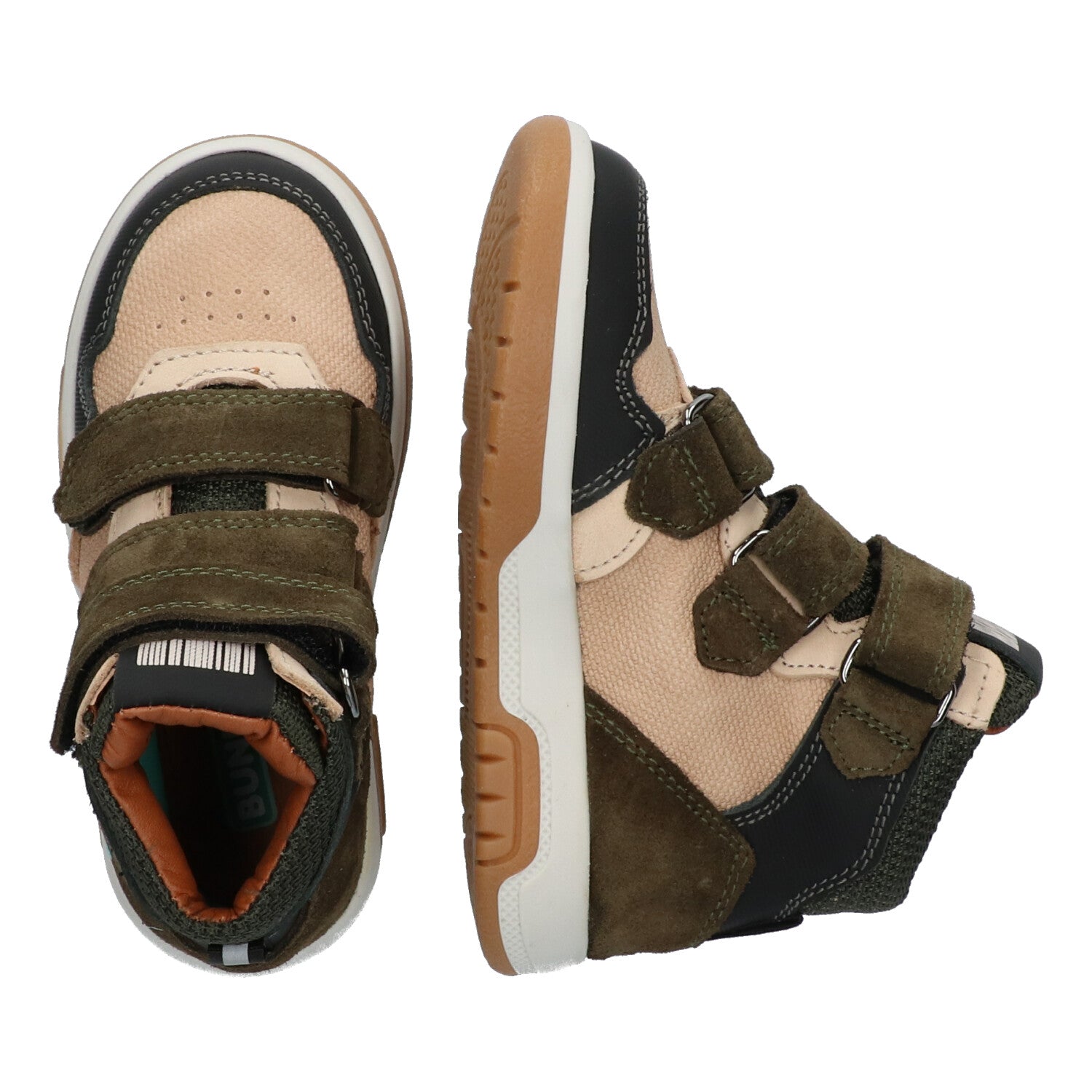 Mats Move Hoge Sneakers Jongens Legergroen