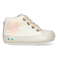 Zukke Zacht Babyschoentjes Meisjes Wit Rose