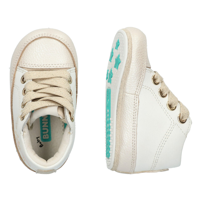 Zukke Zacht Babyschoentjes Meisjes Wit Rose