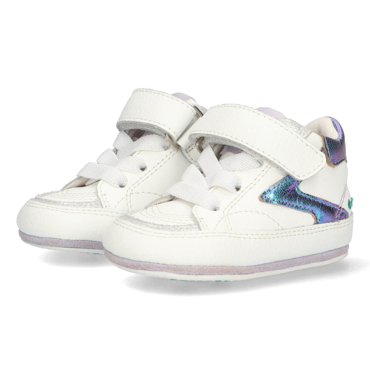 Zach Zacht Babyschoentjes Meisjes Wit Multicolor