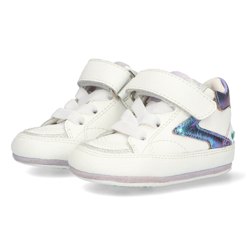 Zach Zacht Babyschoentjes Meisjes Wit Multicolor