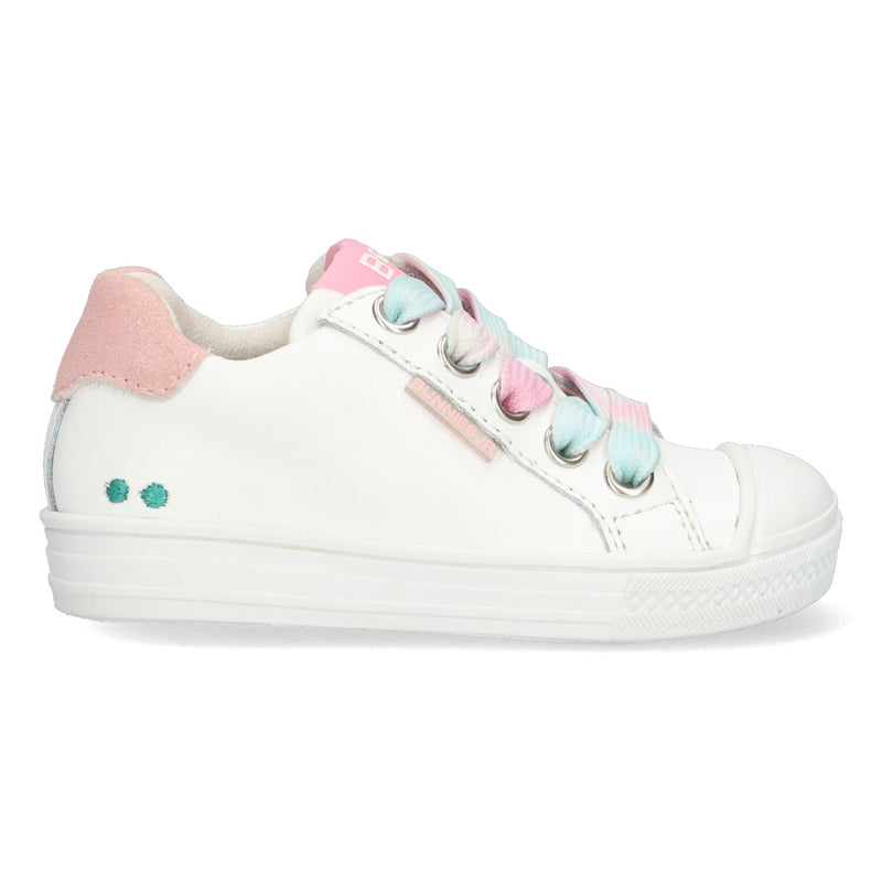 BunniesJR Lage Sneakers Meisjes Wit Roze