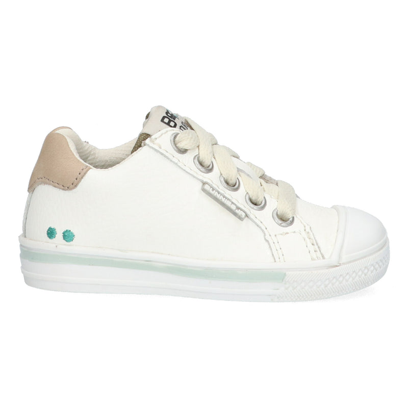 BunniesJR Lage Sneakers Meisjes Wit Taupe