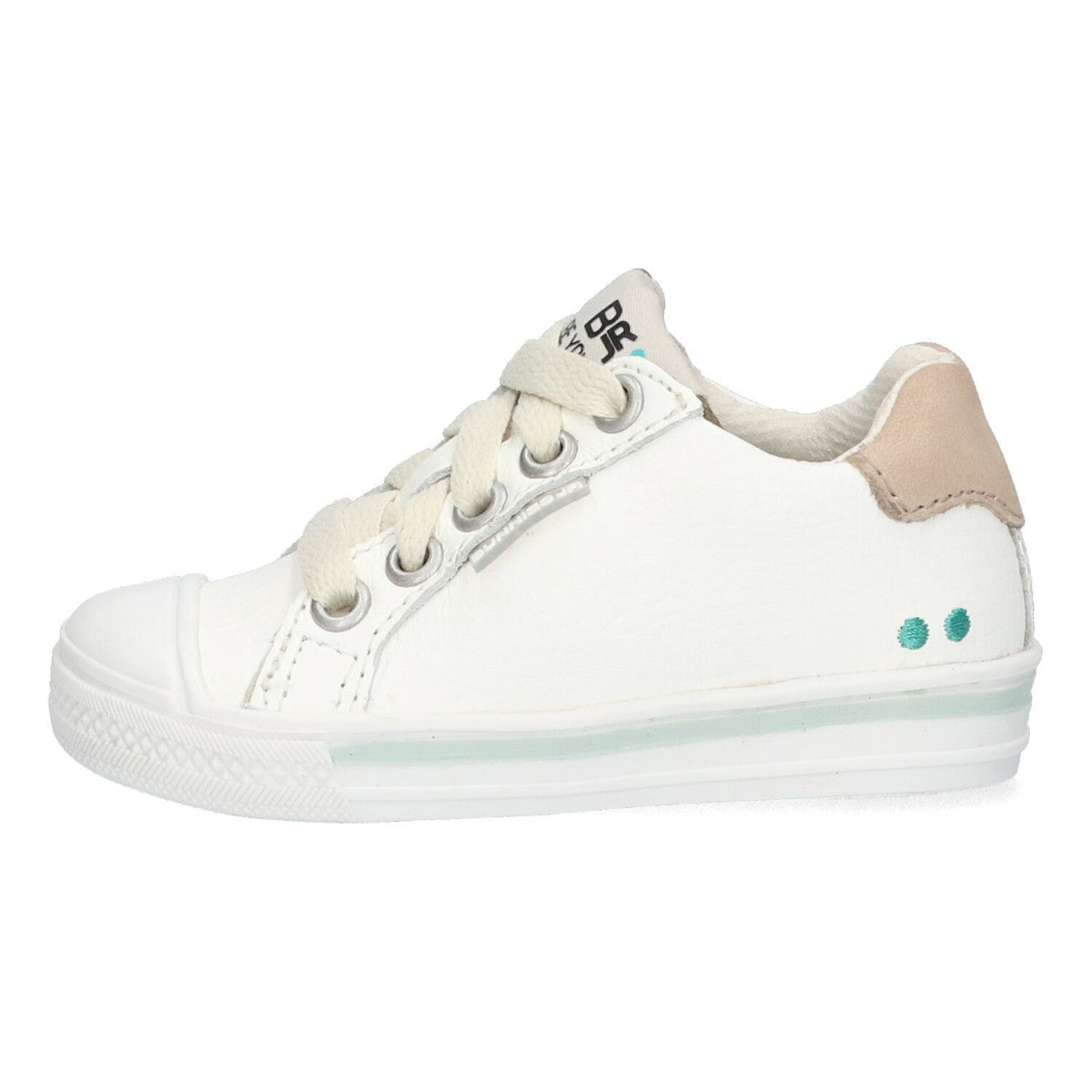 Fenn Firm Lage Sneakers Meisjes Wit Taupe