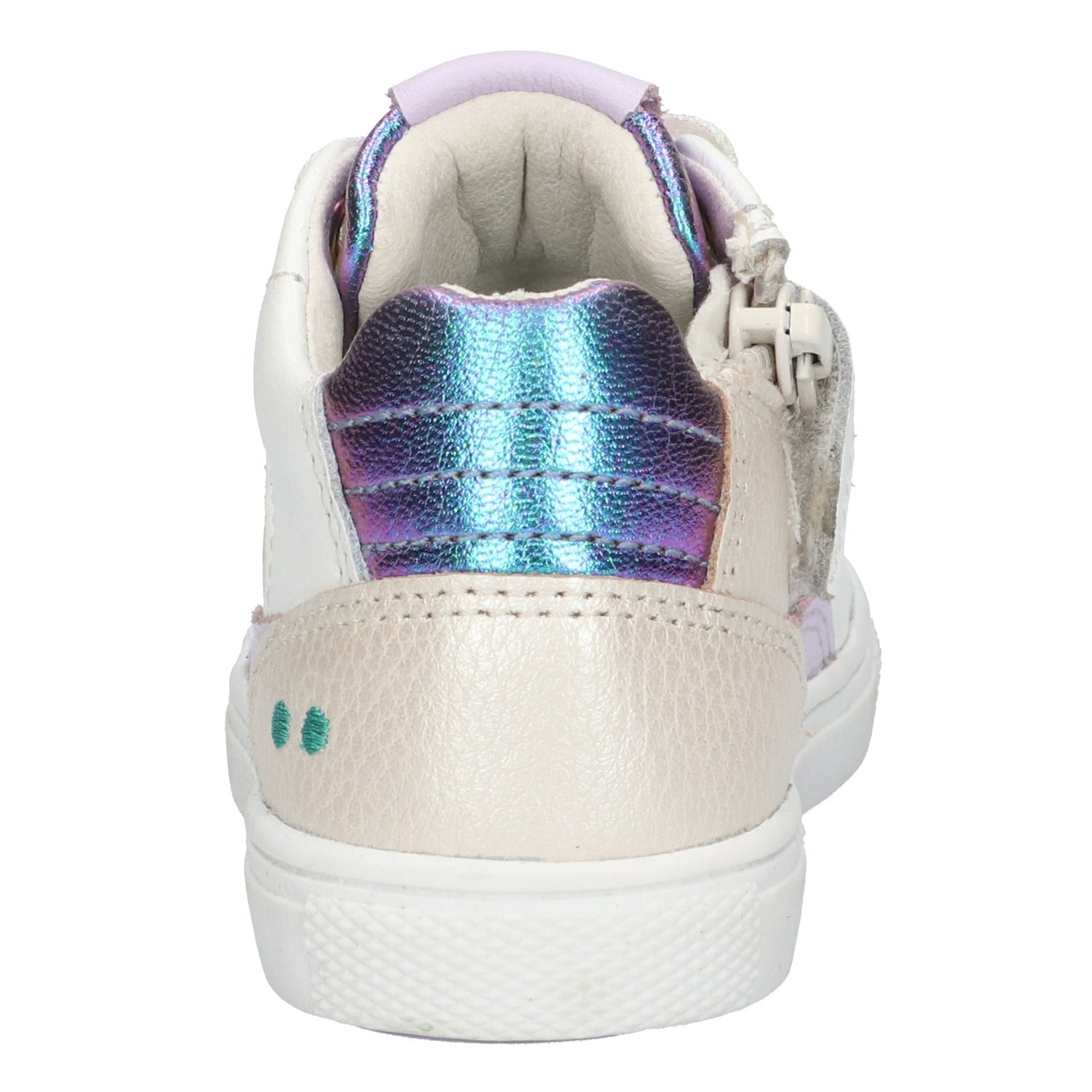 Loran Louw Lage Sneakers Meisjes Wit Lila