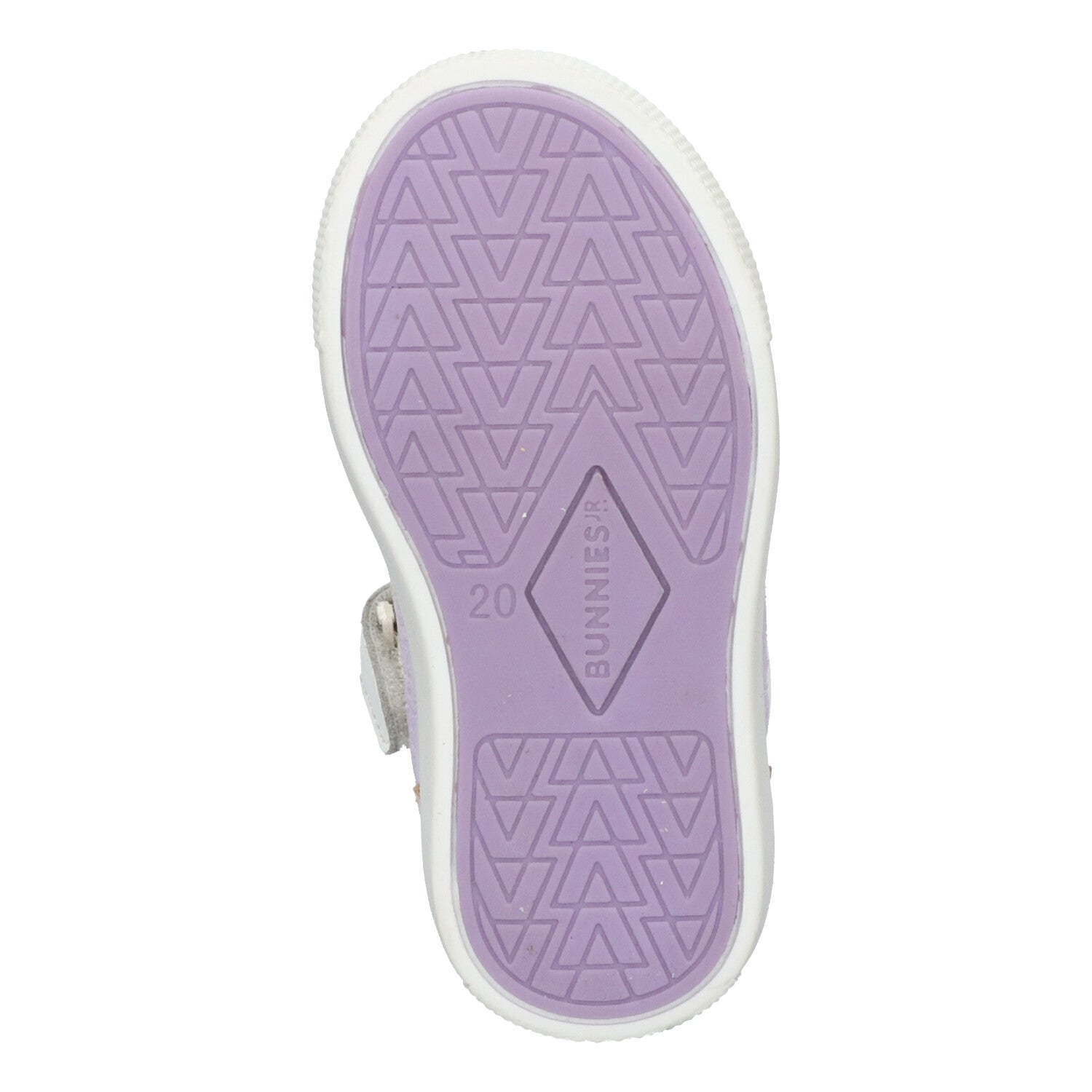 Loran Louw Lage Sneakers Meisjes Wit Lila