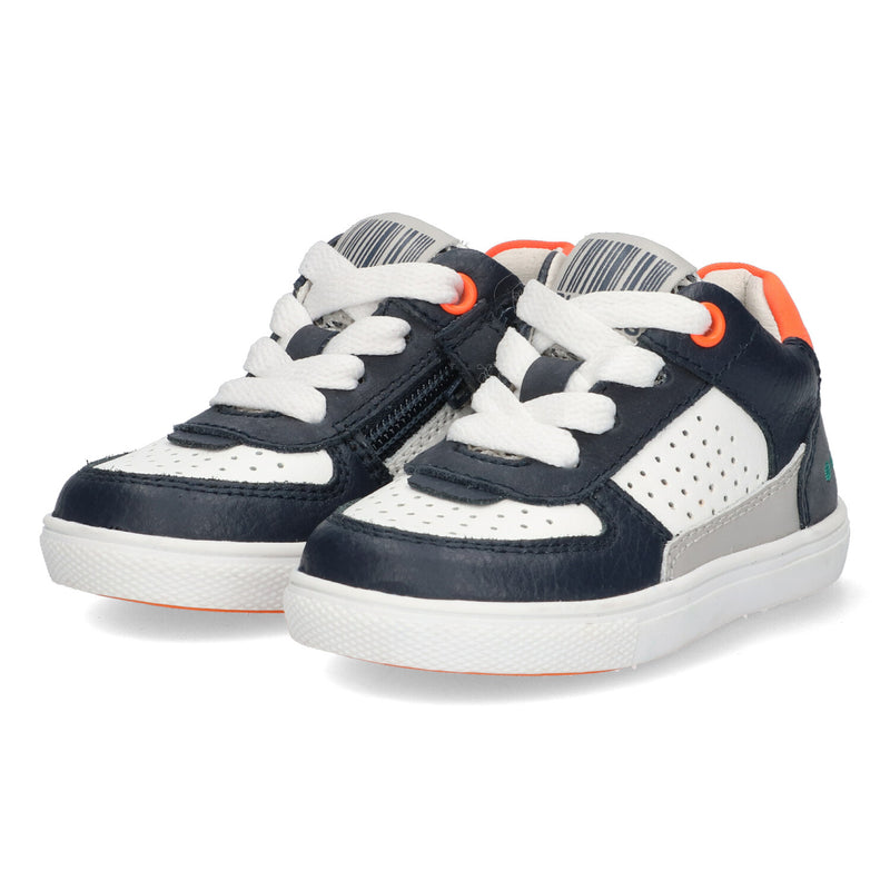 Loran Louw 224303-520 Lage Sneakers Jongens Donkerblauw