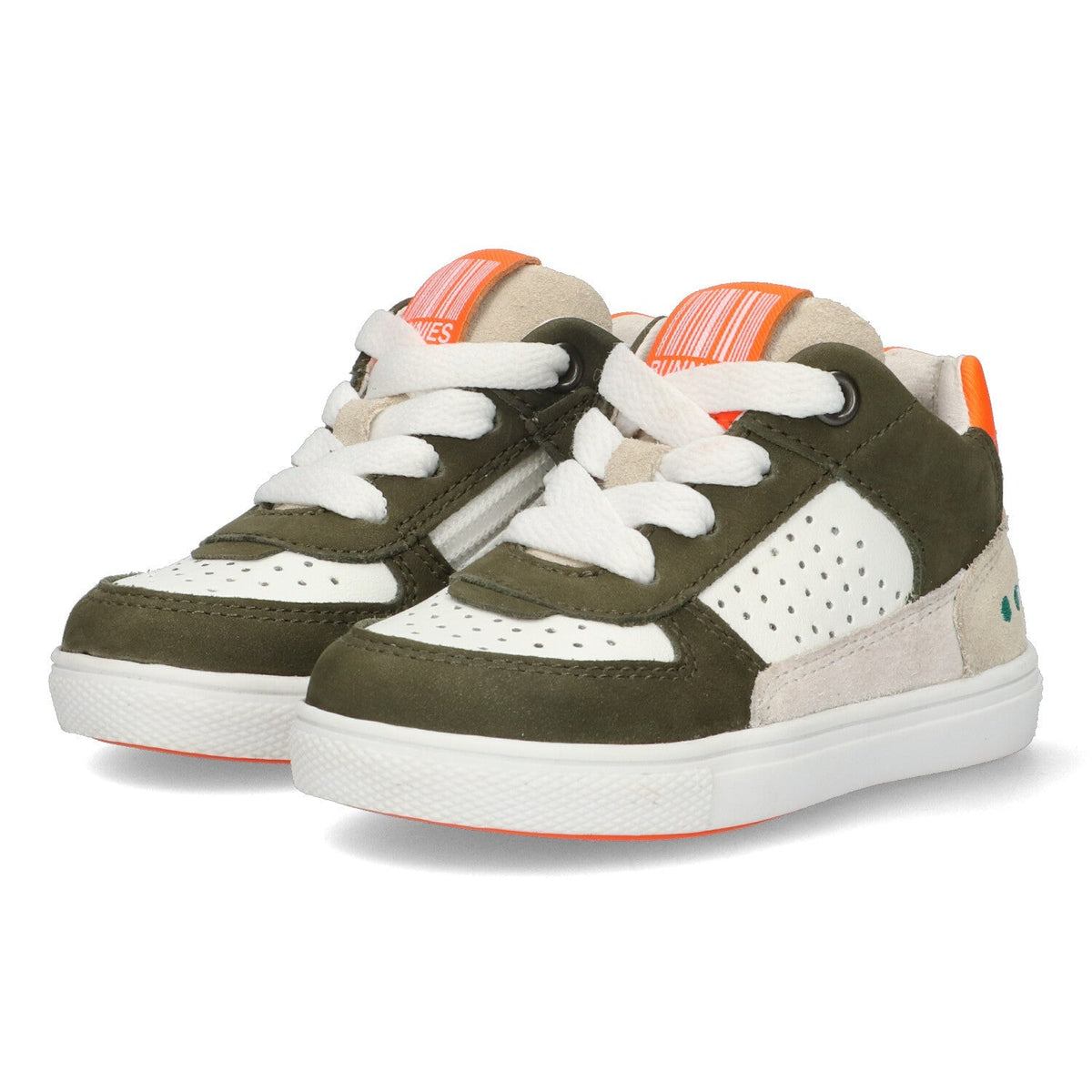 Loran Louw Lage Sneakers Jongens Groen