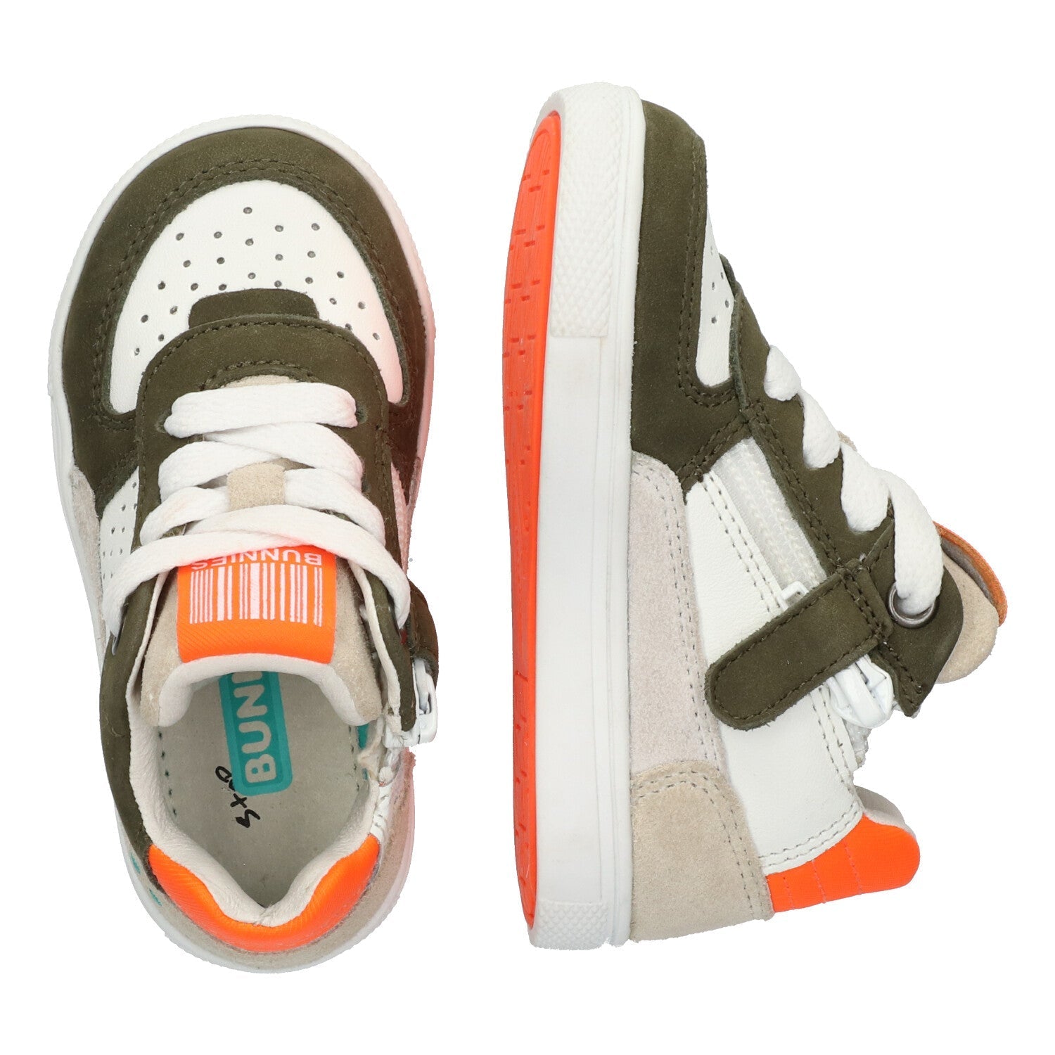 Loran Louw Lage Sneakers Jongens Groen