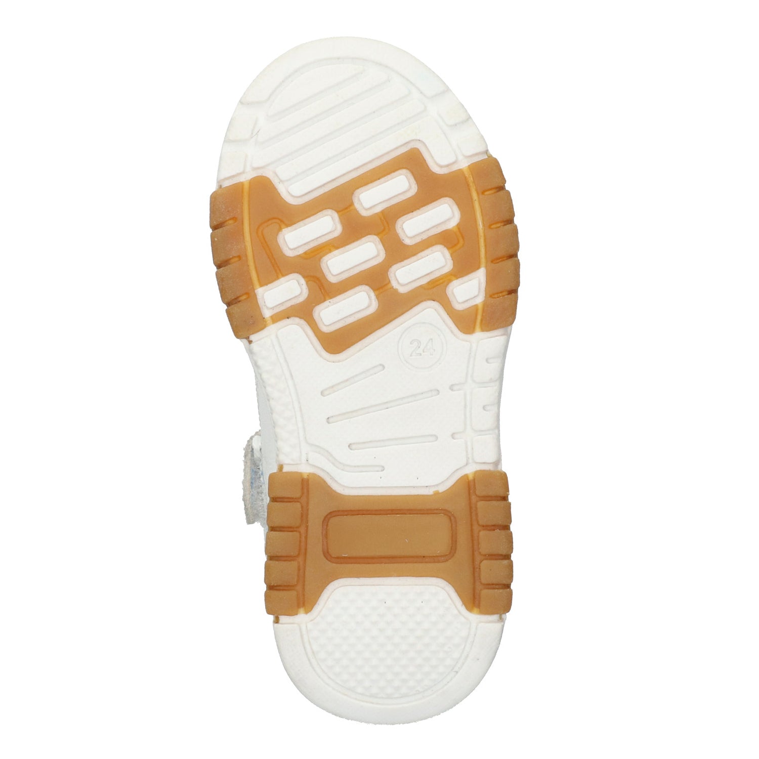 Nash Noa Lage Sneakers Jongens Beige Oranje Wit