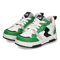 BunniesJR Lage Sneakers Jongens Groen Wit Zwart