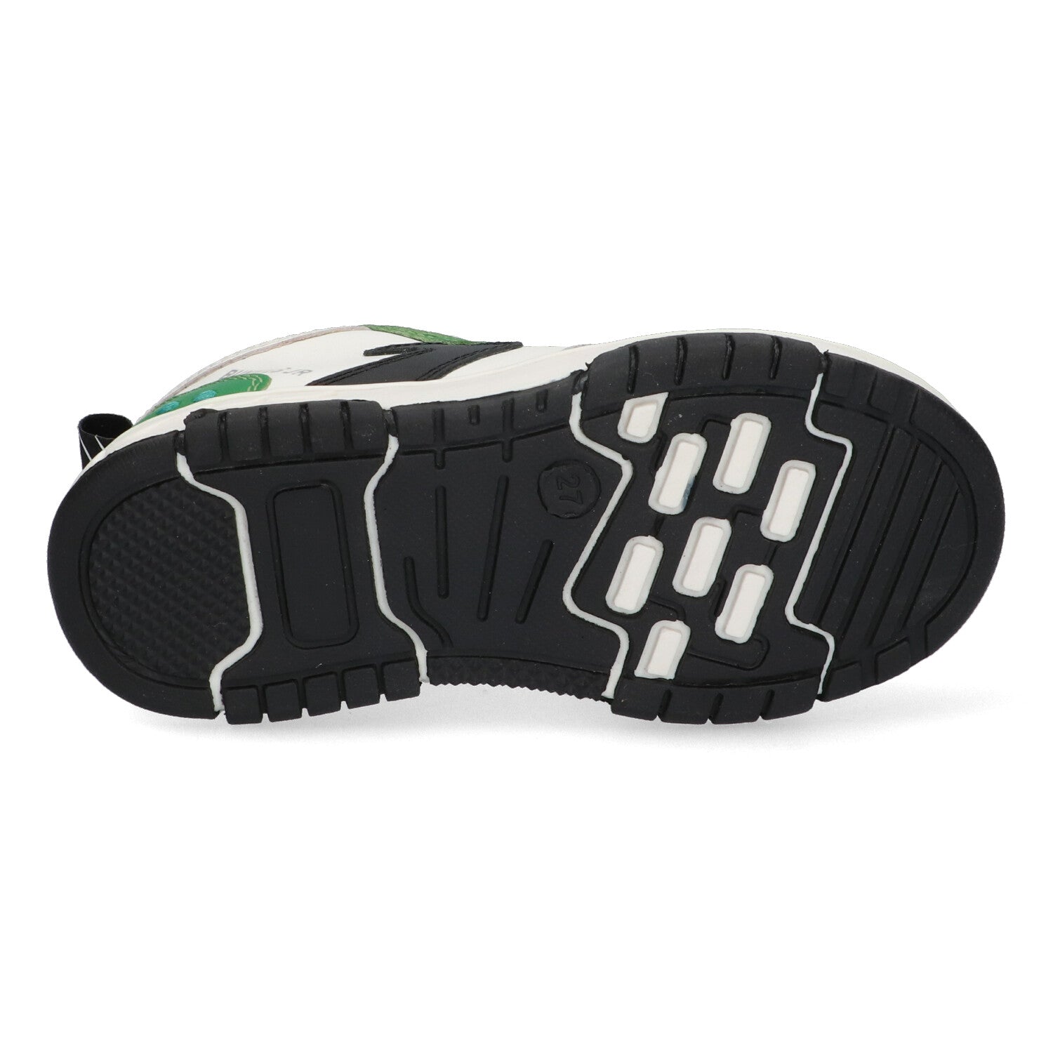 Nash Noa Lage Sneakers Jongens Groen Wit Zwart