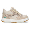 Nina Noa 224311-108 Lage Sneakers Meisjes Beige Grijs Print