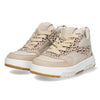Nina Noa 224311-108 Lage Sneakers Meisjes Beige Grijs Print