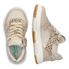 Nina Noa 224311-108 Lage Sneakers Meisjes Beige Grijs Print