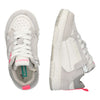 Lage Sneakers Meisjes Wit Roze Grijs
