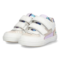 Luca Louw Lage Sneakers Meisjes Wit Paars