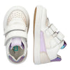 Luca Louw Lage Sneakers Meisjes Wit Paars