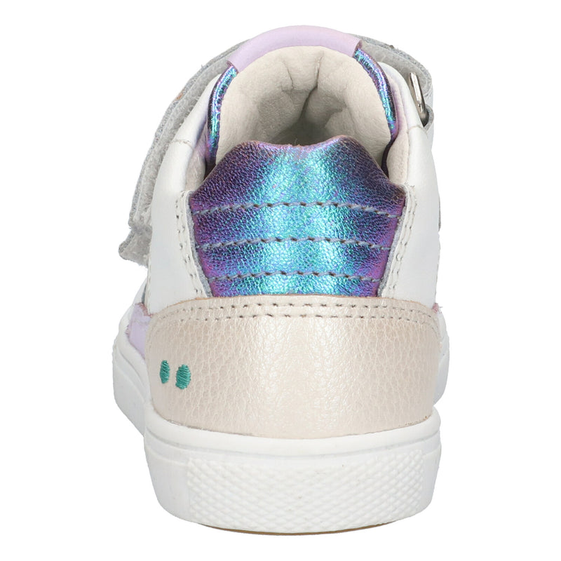 Luca Louw Lage Sneakers Meisjes Wit Paars
