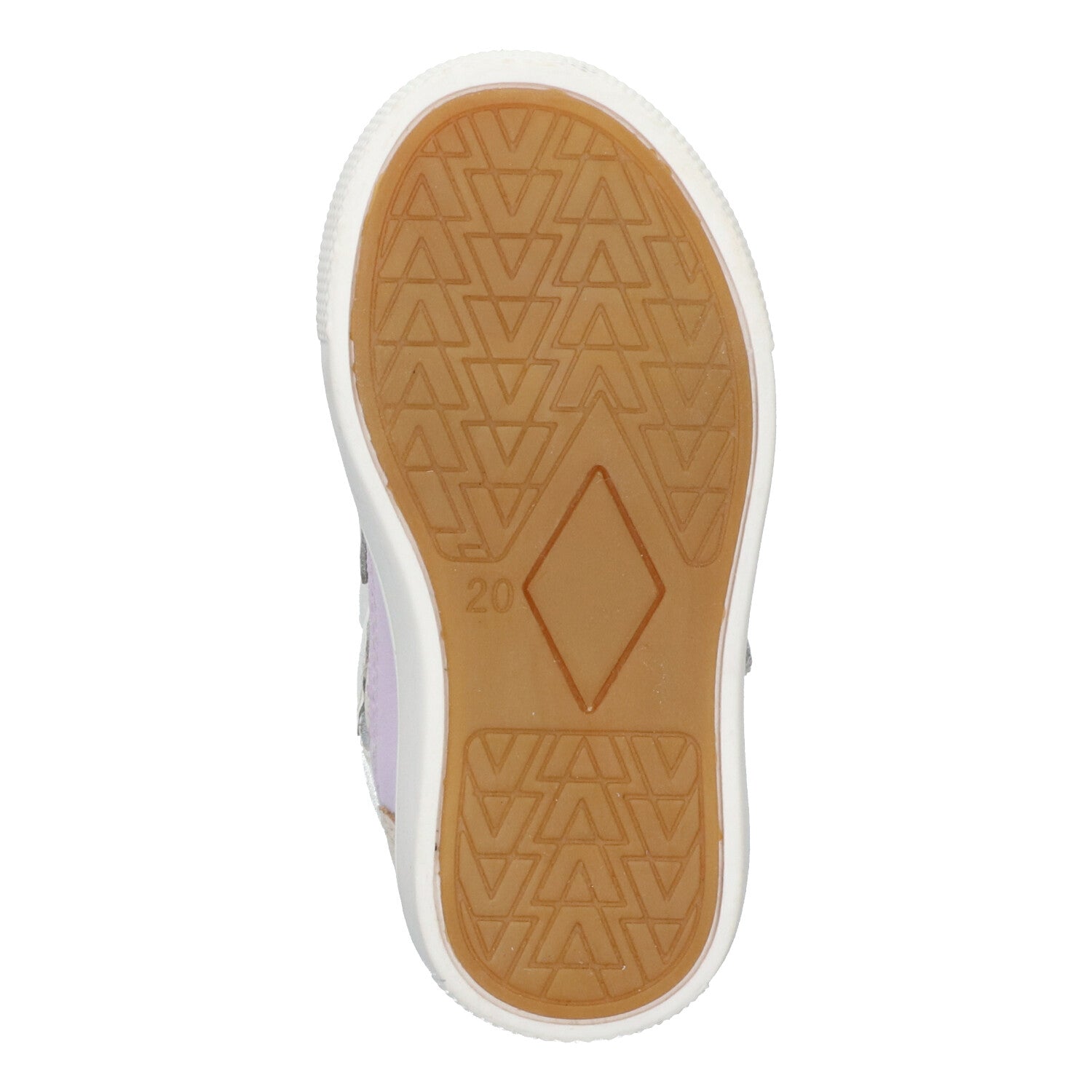 Luca Louw Lage Sneakers Meisjes Wit Paars