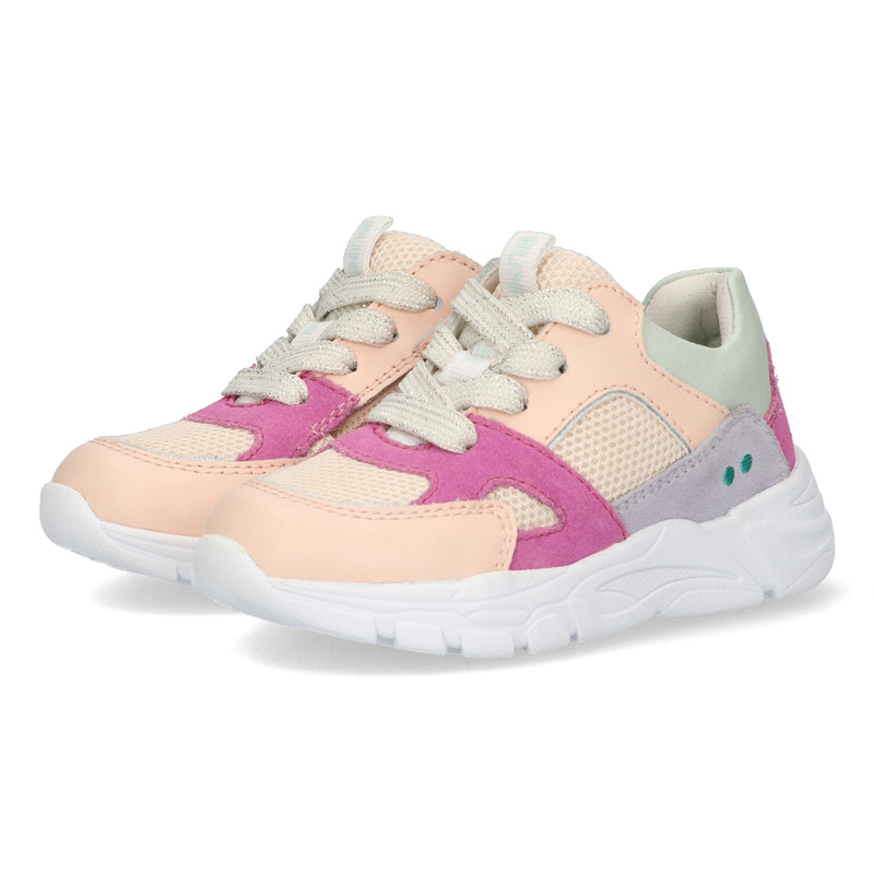 Sia Spring 224341-570 Lage Sneakers Meisjes Roze Beige Mint Lila