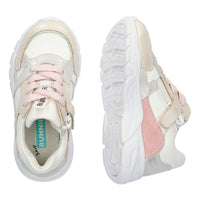 Sia Spring 224341-596 Lage Sneakers Meisjes Zilver Wit Roze