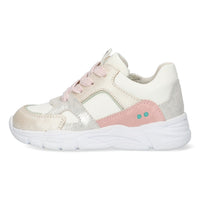 Sia Spring 224341-596 Lage Sneakers Meisjes Zilver Wit Roze