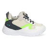 BunniesJR Lage Sneakers Jongens Wit Donkerblauw Geel