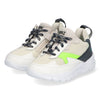 BunniesJR Lage Sneakers Jongens Wit Donkerblauw Geel