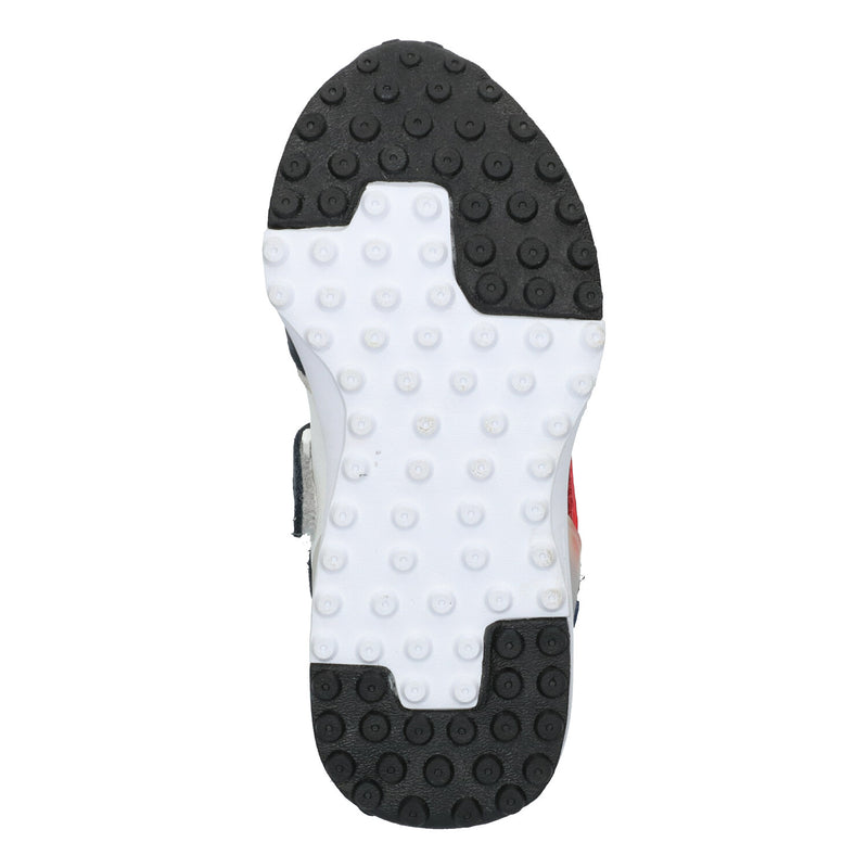 Stevie Sprint Lage Sneakers Jongens Blauw Wit Rood